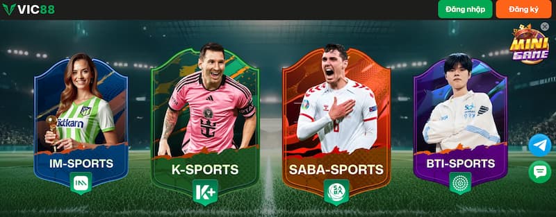 Thao tác đặt cược bóng đá tại Vic88