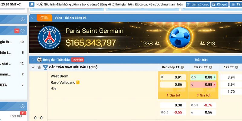 Các bước đặt cược bóng đá 